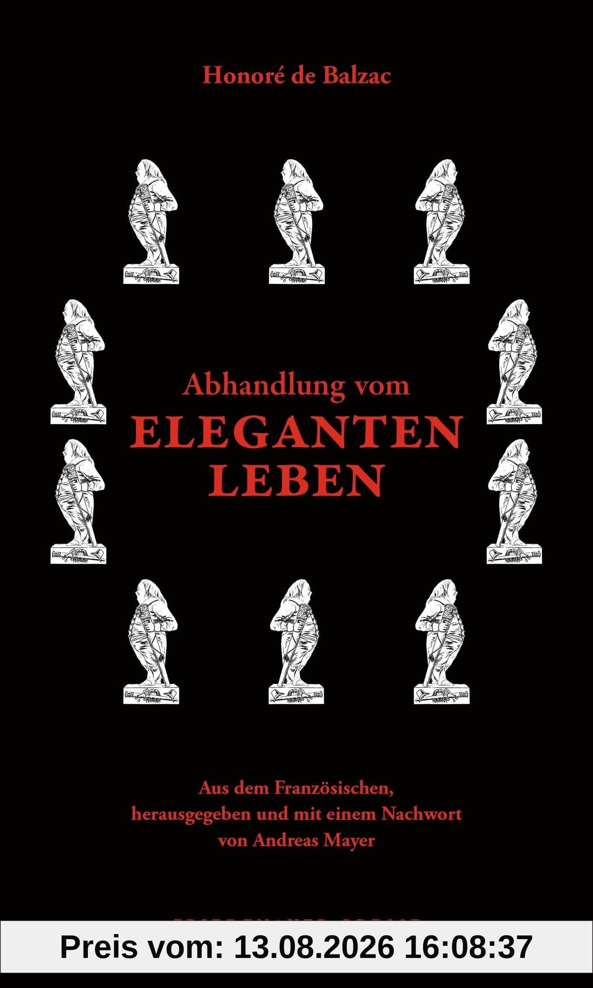 Abhandlung vom eleganten Leben (Friedenauer Presse Wolffs Broschur)