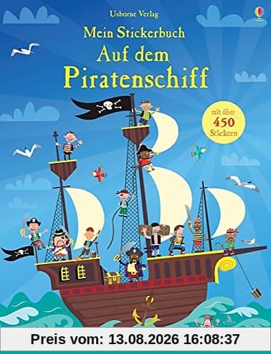 Mein Stickerbuch: Auf dem Piratenschiff
