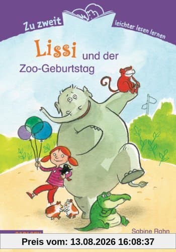 Zu zweit leichter lesen lernen, Band 5: Lissi und der Zoo-Geburtstag