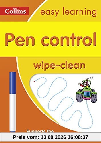 Pen Control Age 3-5 Wipe Clean Activity Book (Collins Easy Learning Preschool)