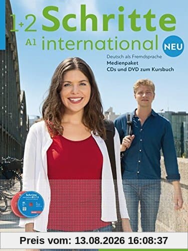 Schritte international Neu 1+2: 5 Audio-CDs und 1 DVD zum Kursbuch.Deutsch als Fremdsprache / Medienpaket (SCHRINTNEU)