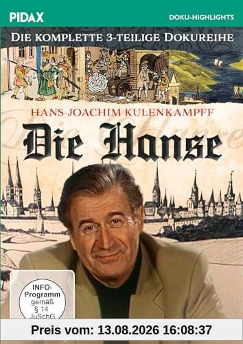 Die Hanse / Die komplette 3-teilge Dokureihe mit Hans-Joachim Kulenkampff (Pidax Doku-Highlights)