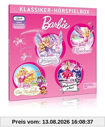 Barbie - Klassiker Hörspielbox mit vier Geschichten (mp3-CD) - Mehr als 4 Stunden Spielzeit