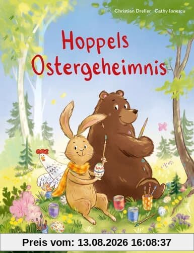 Hoppels Ostergeheimnis: Ein Osterhasen-Bilderbuch über Talente und Freundschaft für Kinder ab 3 Jahren