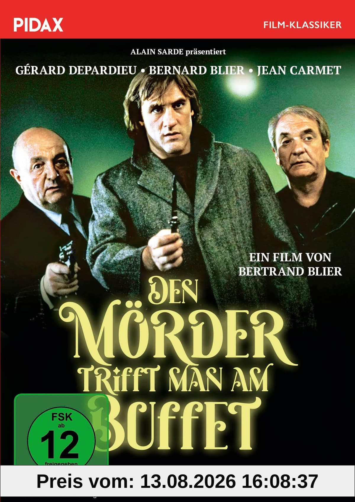 Den Mörder trifft man am Buffet (Buffet froid) / Preisgekrönte und rabenschwarze Krimikomödie mit Gérard Depardieu und Bernard Blier (Pidax Film-Klassiker)