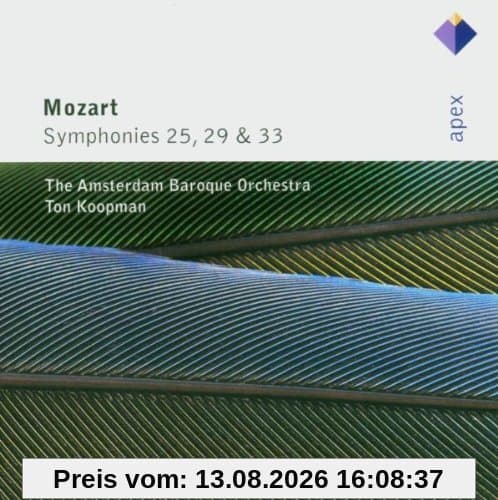 Sinfonien 25,29,33