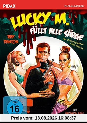 Lucky M. füllt alle Särge / Spannender Kriminalfilm von Kult-Regisseur Jess Franco (Pidax Film-Klassiker)