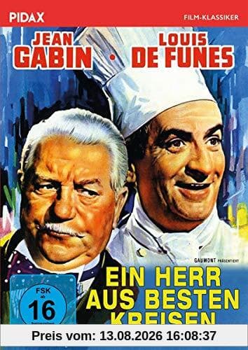 Ein Herr aus besten Kreisen (Le Gentlemen d Epsom) / Brillante Gaunerkomödie mit Jean Gabin und Louis de Funès (Pidax Film-Klassiker)