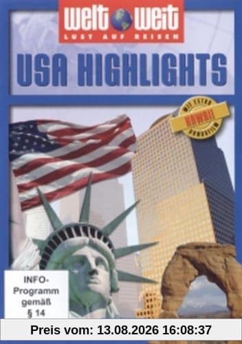 USA Highlights mit Bonusfilm Hawaii (Reihe: welt weit) 1 DVD, Gesamtlänge: ca. 89 Minuten