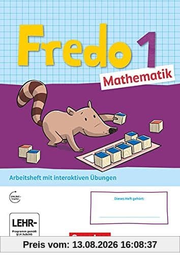 Fredo - Mathematik - Ausgabe A - 2021 - 1. Schuljahr: Arbeitsheft mit interaktiven Übungen auf scook.de - Mit Stickerbogen