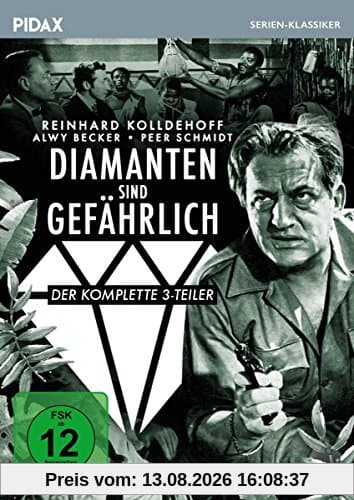 Diamanten sind gefährlich / Der auf Tatsachen beruhende komplette Krimi-Dreiteiler (Pidax Serien-Klassiker)