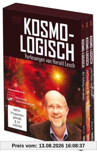 Paket Kosmo-Logisch - mit Harald Lesch (3 DVDs im Geschenkschuber zum Vorzugspreis; Gesamtlänge: ca. 254 Minuten)