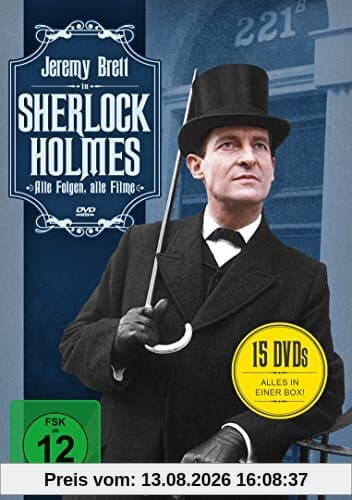 Sherlock Holmes - Alle Folgen, alle Filme (15 DVDs)
