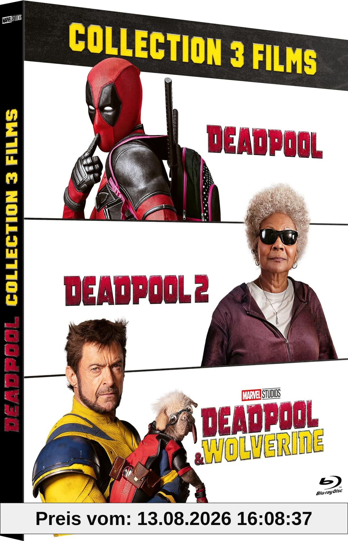 COFFRET DEADPOOL - COLLECTION 3 FILMS - 3 BD