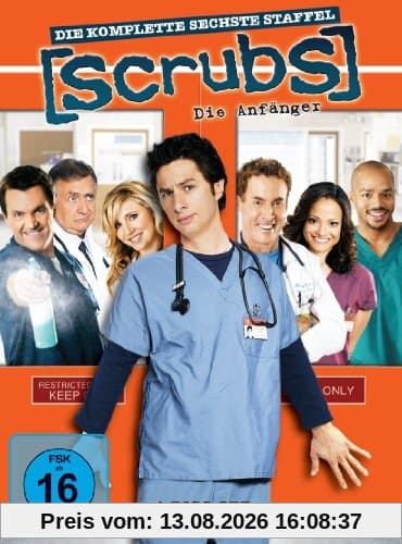Scrubs: Die Anfänger - Die komplette sechste Staffel (4 DVDs)