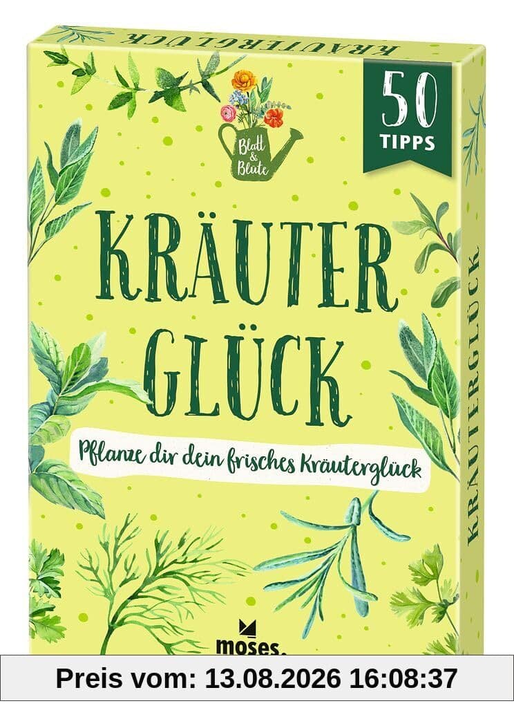 Blatt & Blüte Kräuterglück, Pflanze dir ein frisches Kräuterglück