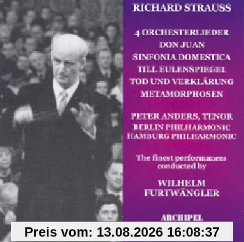R. Strauss: 4 Orchesterlieder / Till Eulenspiegel / Don Juan / Tod und Verklärung / Sinfonia Domestica / Metamorphosen
