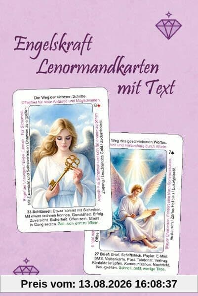 Engelskraft Lenormandkarten mit Text