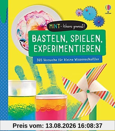 MINT - Wissen gewinnt! Basteln, Spielen, Experimentieren: 365 Versuche für kleine Wissenschaftler