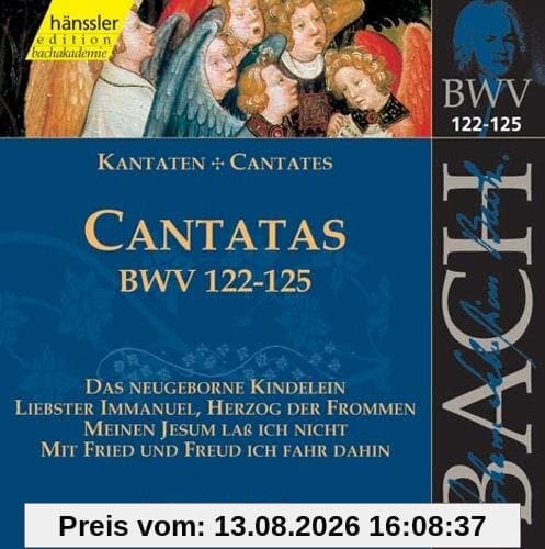 Edition Bachakademie Vol. 39 (Geistliche Kantaten BWV 122-125)