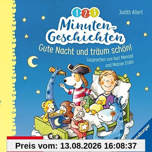 1-2-3 Minuten-Geschichten.Gute Nacht und Träum