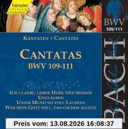 Edition Bachakademie Vol. 35 (Geistliche Kantaten BWV 109-111)