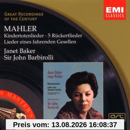 Mahler: Kindertotenlieder, 5 Rückertlieder, Lieder eines fahrenden Gesellen
