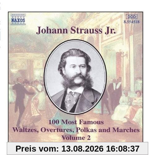 STRAUSS II, J.: 100 Most Famous Works, Vol. 2