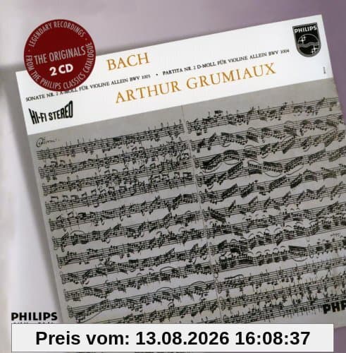 Sonaten & Partiten Violin Solo Bwv 1001-1006/+