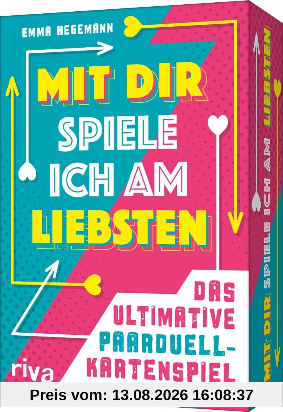 Mit dir spiele ich am liebsten – Das ultimative Paarduell-Kartenspiel: 1-gegen-1-Challenges, Spiele, Rätsel für Pärchen und Dates. Geschenk zu Valentinstag, Jahrestag, Weihnachten
