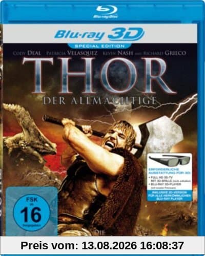 Thor - Der Allmächtige (Real 3D-Edition) (3D Blu-ray)