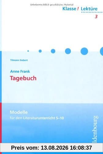 7./8. Jahrgangsstufe - Tagebuch: Band 3