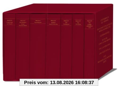 Auf der Suche nach der verlorenen Zeit. Werke. Frankfurter Ausgabe (7 Bände in Kassette)