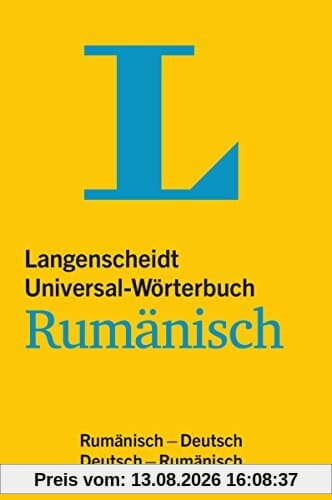 Langenscheidt Universal-Wörterbuch Rumänisch - mit Tipps für die Reise: Rumänisch-Deutsch/Deutsch-Rumänisch (Langenscheidt Universal-Wörterbücher)