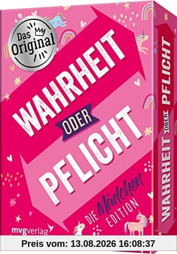 Wahrheit oder Pflicht – Die Mädchenedition: | Das Original. Der Klassiker unter den Partyspielen. Das perfekte Geschenk für Geburtstag, Weihnachten und Schulanfang. Ab 12 Jahren