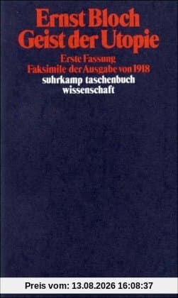 Gesamtausgabe in 16 Bänden. stw-Werkausgabe. Mit einem Ergänzungsband: Band 16: Geist der Utopie: Faksimile der Ausgabe von 1918. (Werkausgabe, 16): BD 16 (suhrkamp taschenbuch wissenschaft)