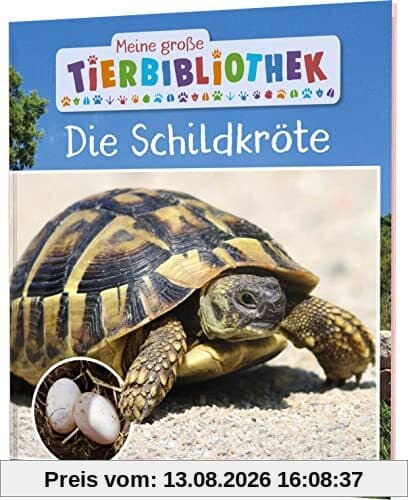 Meine große Tierbibliothek: Die Schildkröte: Sachbuch für Vorschule & Grundschule