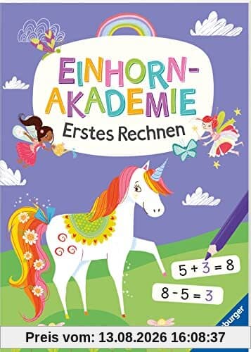 Ravensburger Einhorn Akademie Erstes Rechnen - spielerisch Plus und Minus lernen und üben