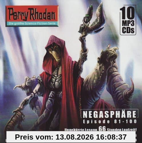 Perry Rhodan Sammelbox Negasphäre-Zyklus (MP3-CDs) 81-100