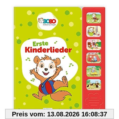 Trötsch Bobo Siebenschläfer Soundbuch Erste Kinderlieder: Beschäftigungsbuch Soundbuch Liederbuch Geräuschebuch (Soundbücher)