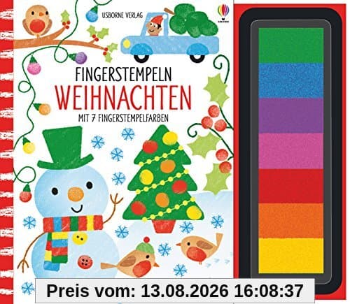 Fingerstempeln: Weihnachten