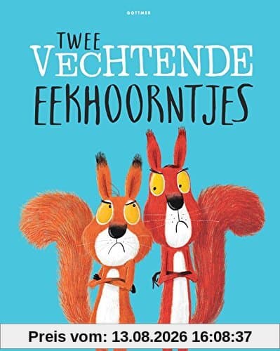 Twee vechtende eekhoorntjes