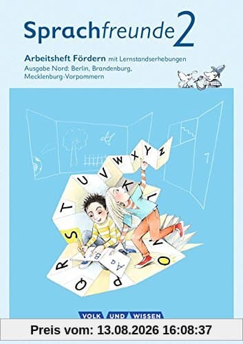 Sprachfreunde - Ausgabe Nord - Neubearbeitung 2015: 2. Schuljahr - Fördern: Arbeitsheft Inklusion