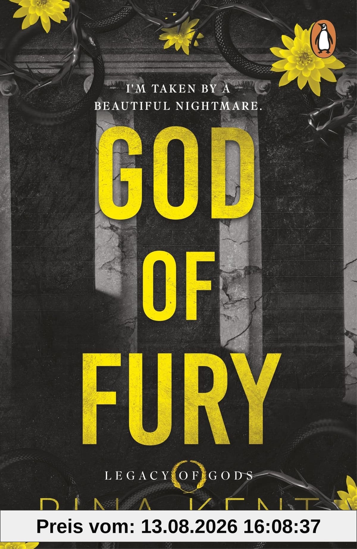 God of Fury: An addictive dark college romance from the New York Times bestselling author (Legacy of Gods)