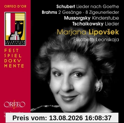 Lieder Nach Goethe,8 Zigeunerl.,Kinderstube,etc
