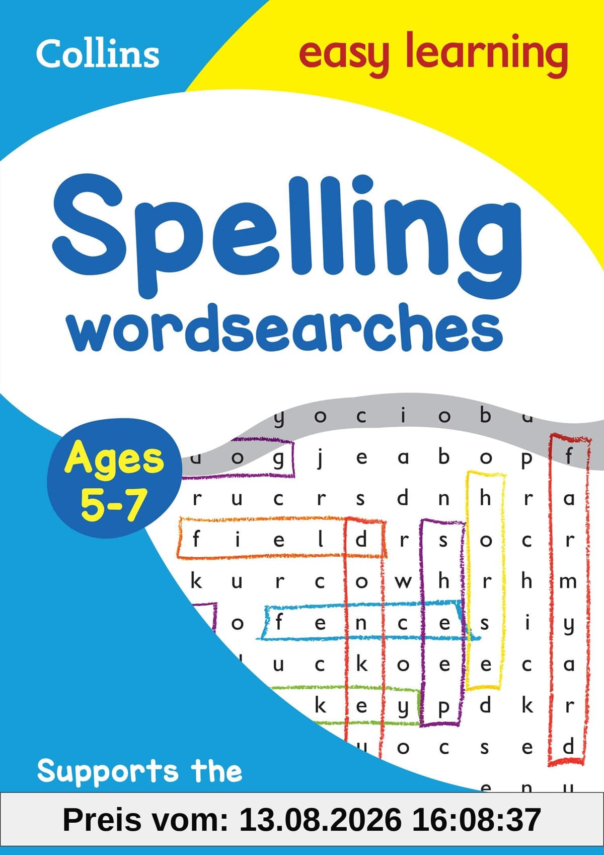 Spelling Word Searches Ages 5-7: Ideal for home learning (Collins Easy Learning KS1)