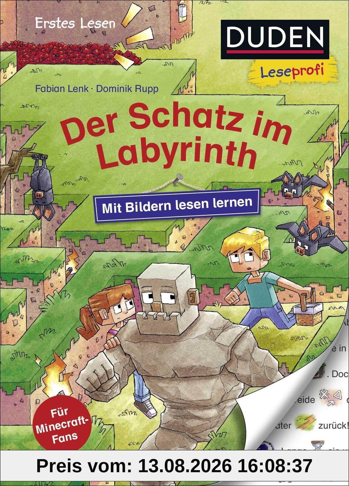Duden Leseprofi - Mit Bildern lesen lernen: Der Schatz im Labyrinth