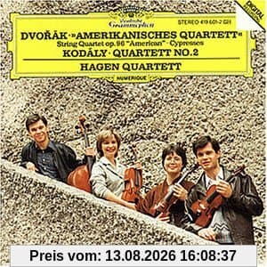 Dvorak / Kodaly: Streichquartett Nr. 12 (Amerikanisches Quartett) + Nr. 2 Op. 10