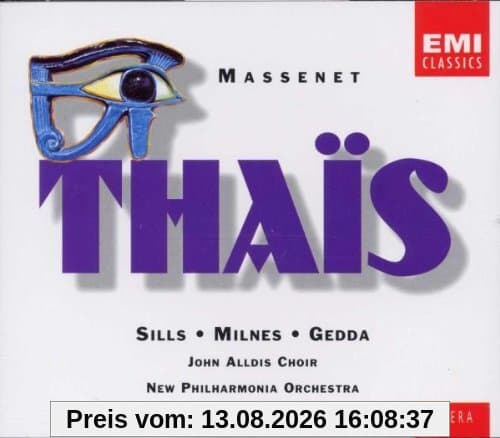 Massenet: Thais (Gesamtaufnahme) (franz.) (Aufnahme London 1976).
