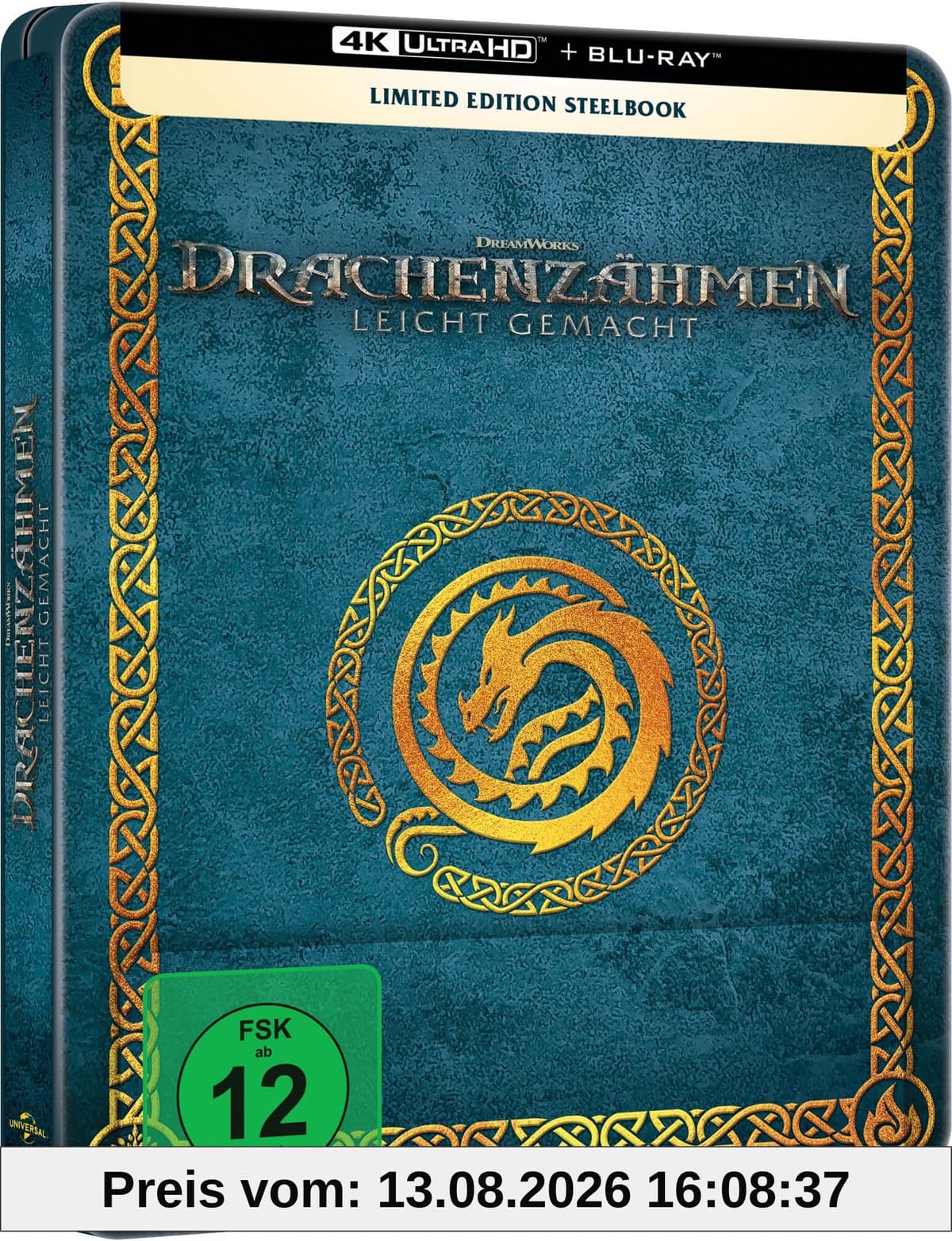 Drachenzähmen leicht gemacht - Limited Steelbook (4K UHD + Blu-ray)